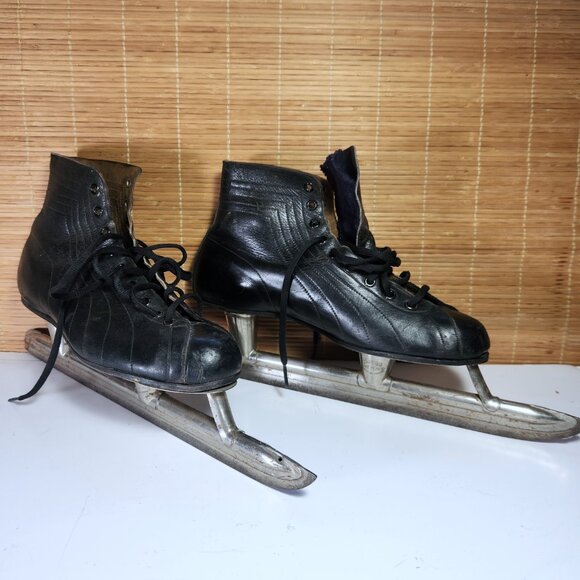 Daoust Canada Vintage Speed Skates Mens 9 Dunnes Lake Placid Blades incl. liners - Picture 16 of 16